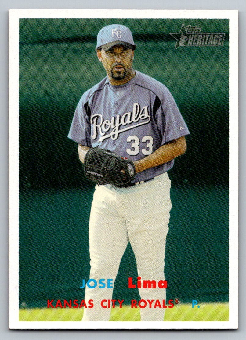 2006 Topps Heritage Shortprint Jose Lima 298