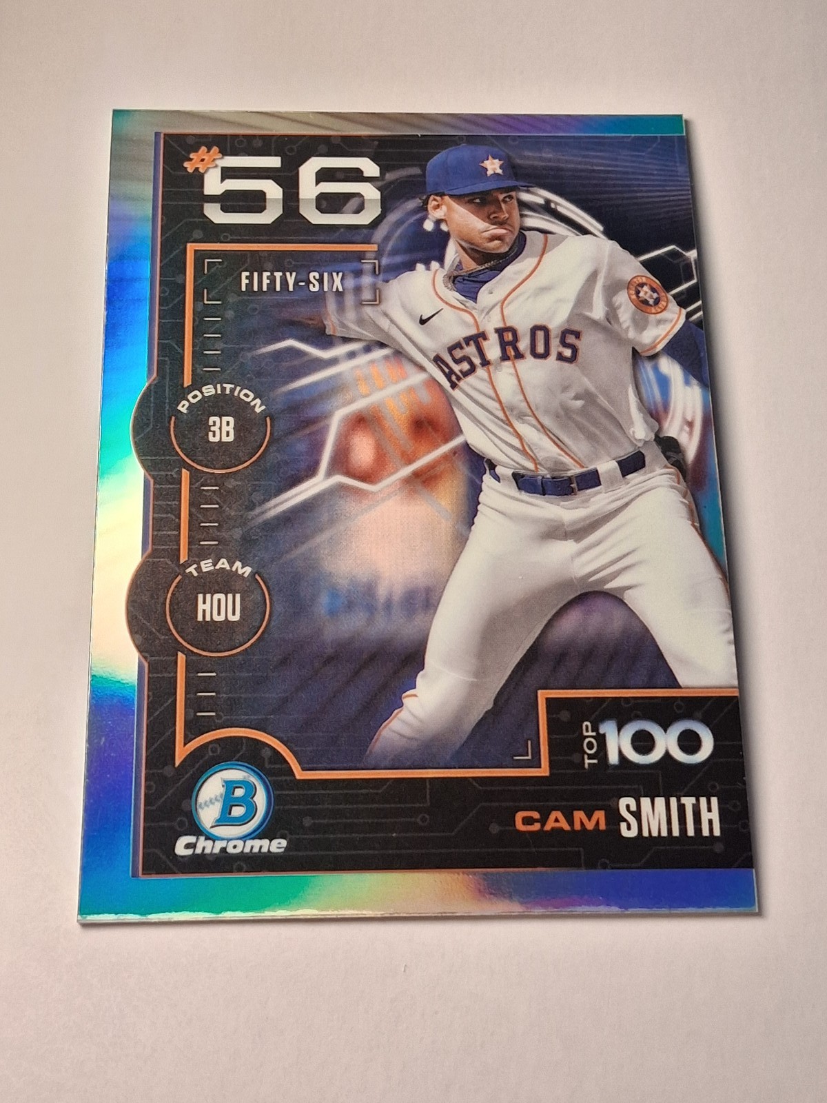 2025 Bowman #BTP-56 Cam Smith Bowman Top 100 Prospects