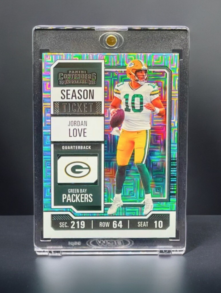 Jordan Love RARE MOJO REFRACTOR INVESTMENT CARD SSP PANINI PACKERS MVP ROY MINT