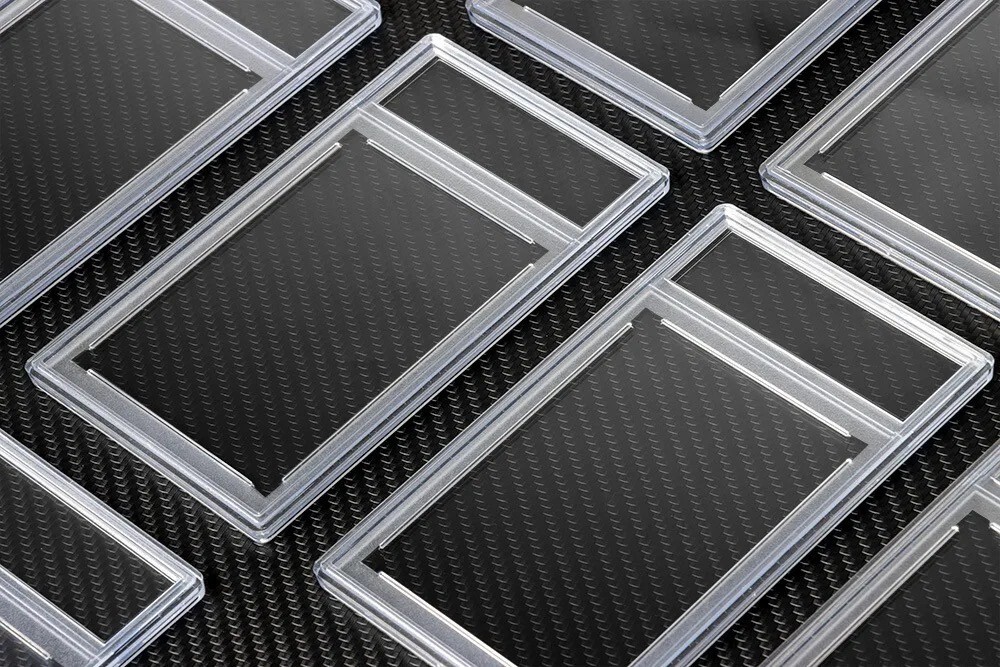 Empty Graded Card Slab for Trading & Sports Cards – Frosted Style Border