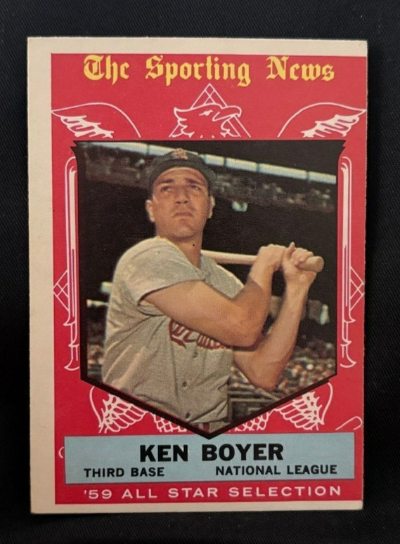 1959 TOPPS #557 KEN BOYER ALL STAR Cardinals