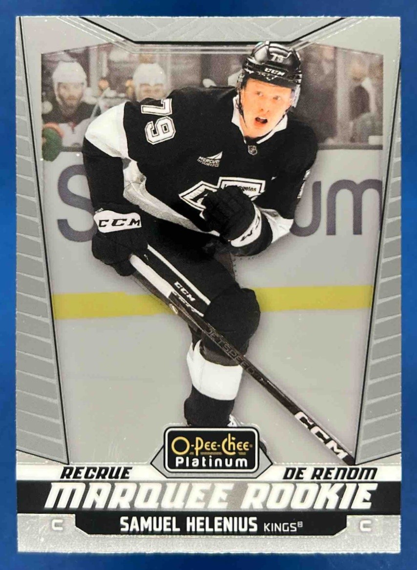 2024 OPC O-Pee-Chee Platinum Samuel Helenius #299 RC Marquee Rookie Kings