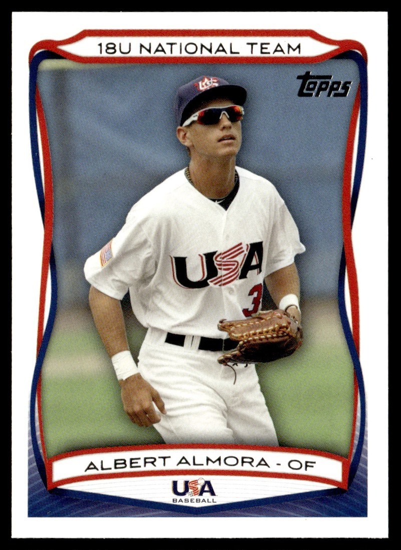 2010 Topps USA Baseball Albert Almora Rookie USA #USA-1