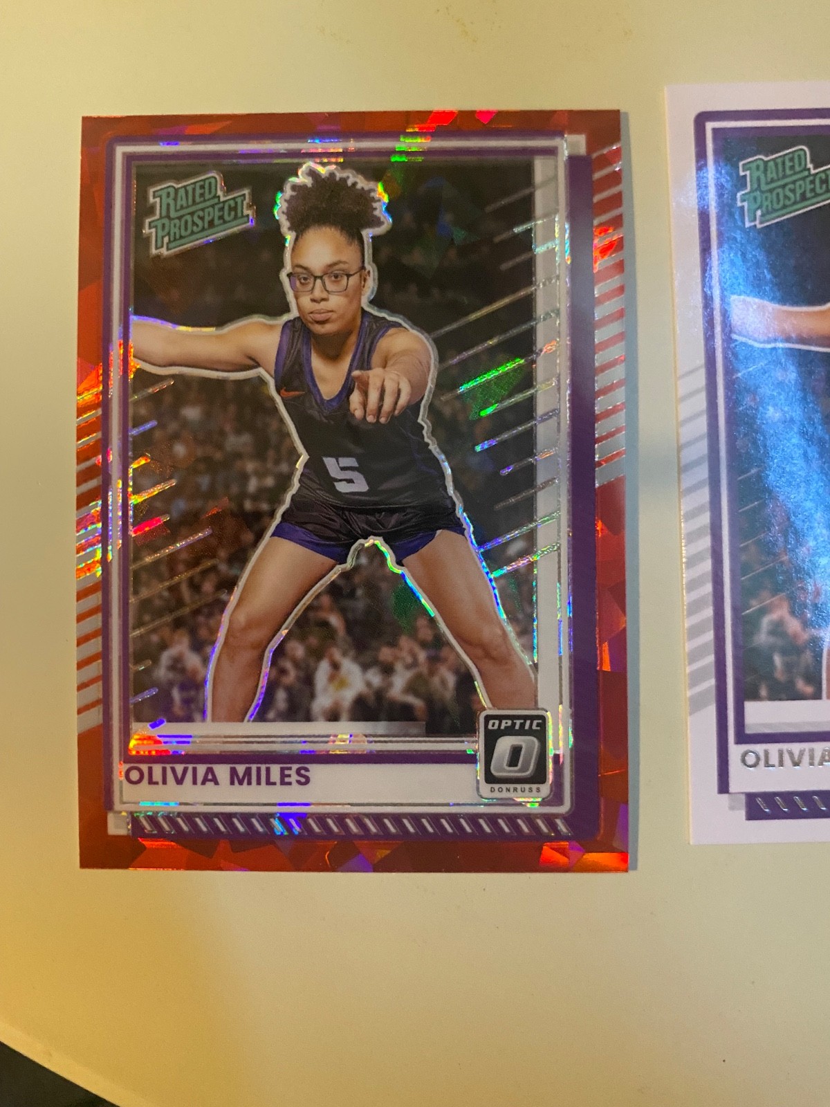 2025-2026 Donruss Basketball Olivia Miles 2 Card Lot WNBA Rookie Star