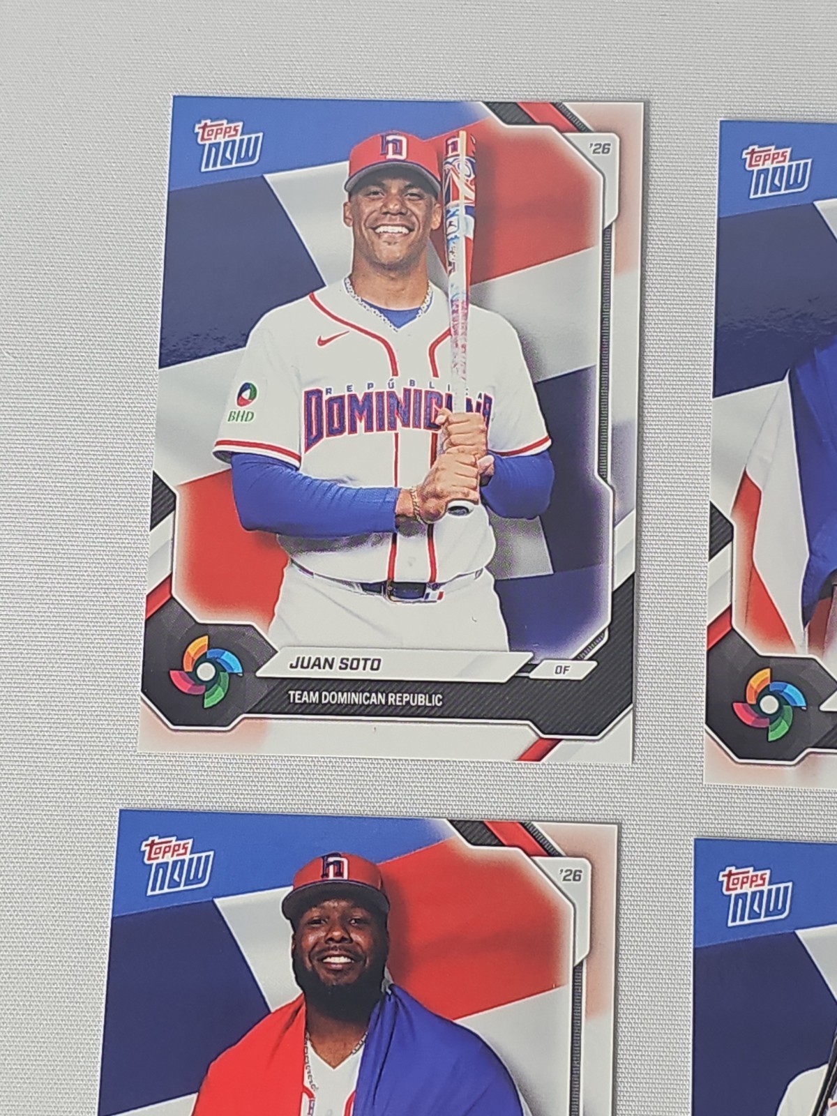 2026 World Baseball Classic Topps Now Team Dominican Republic 12 BASE CARDS