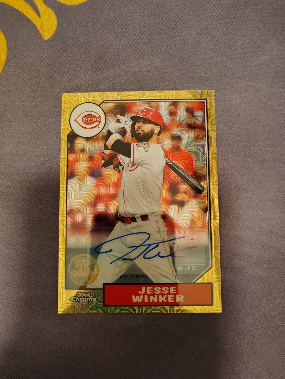 Jesse Wimker 2022 Topps Chrome Silver Pack Mojo Refractor Auto /149 Autograph