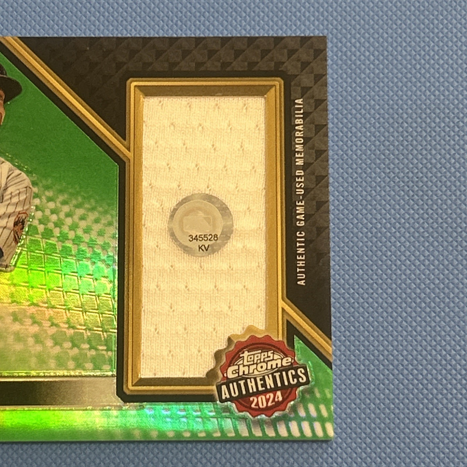2024 Topps Chrome – Topps Chrome Authentics Brandon Nimmo Green Refractor /99
