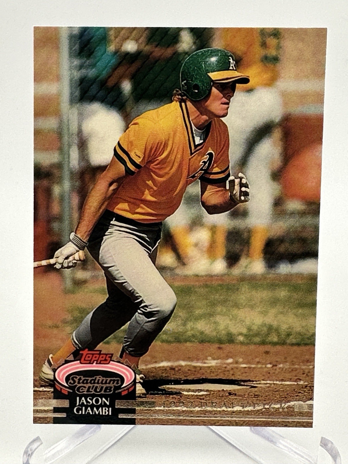 1993 Stadium Club Murphy Jason Giambi (RC) #200 Oakland Athletics