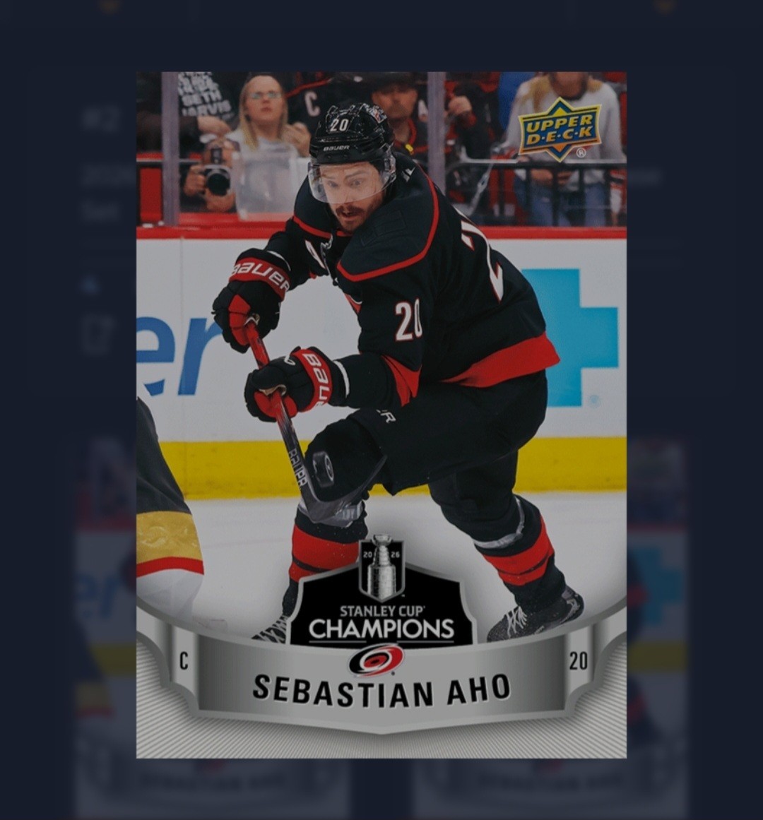 EPACK ONLY 2025-26 Upper Deck Carolina Huricanes Stanley Cup Champions SET