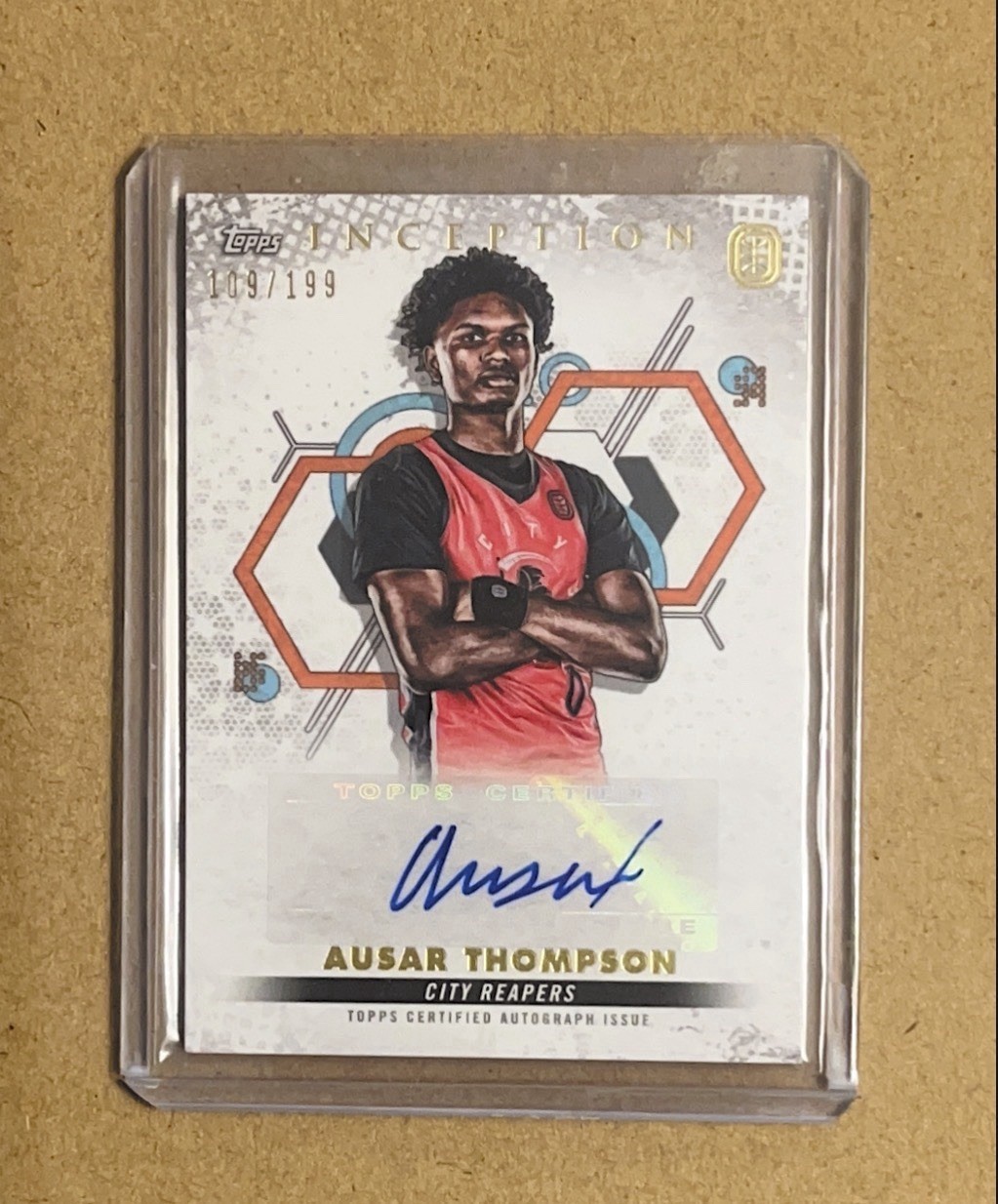 Topps 2022-23 Inception OTE Ausar Thompson Auto City Reapers IA-AUT1 /199