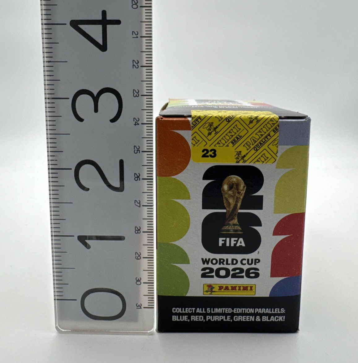 2026 Panini FIFA World Cup Sticker Box Factory Sealed 25 Packs U.S. Edition 2026