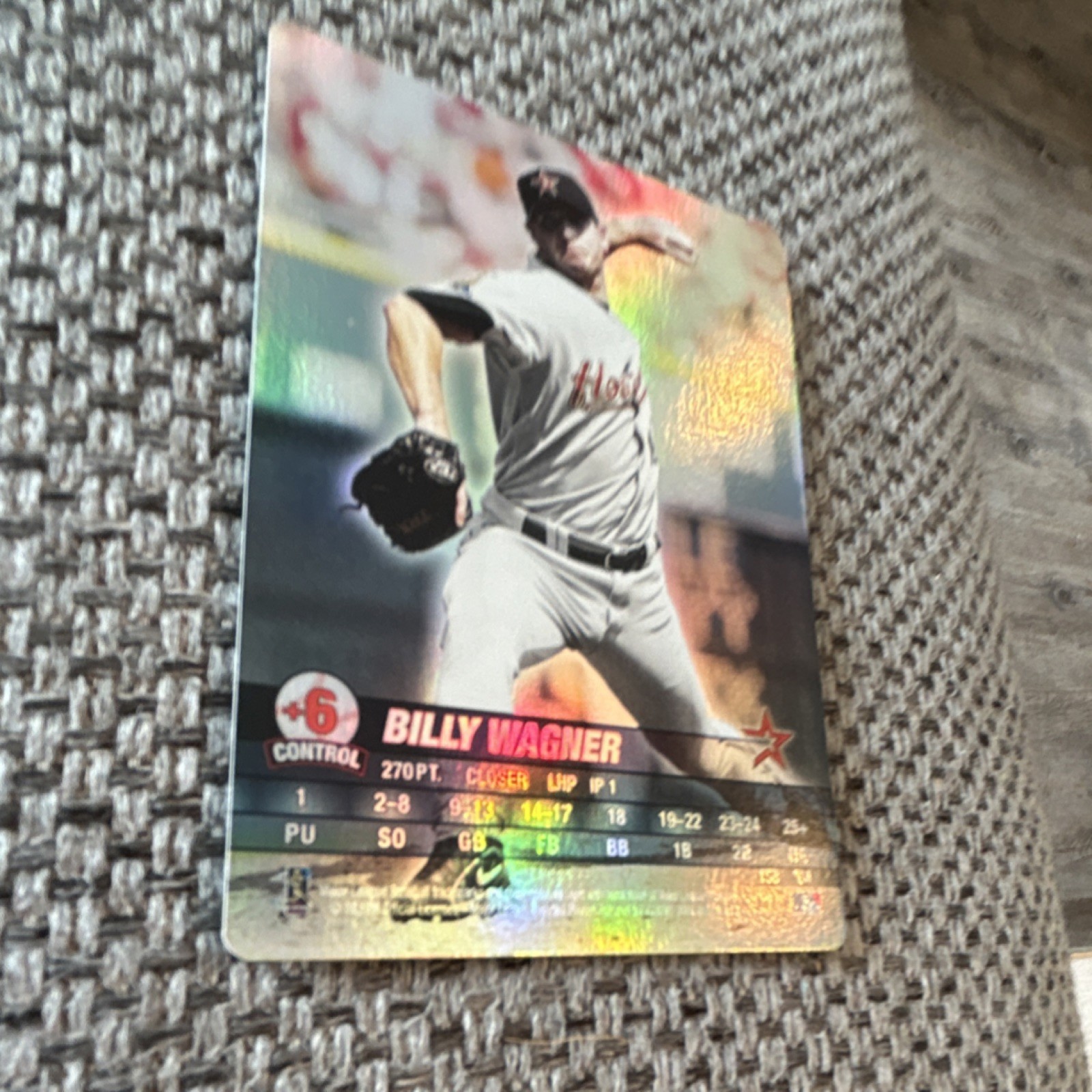 Wizards of the Coast 2004 MLB Showdown Billy Wagner #158 Hologram Astros