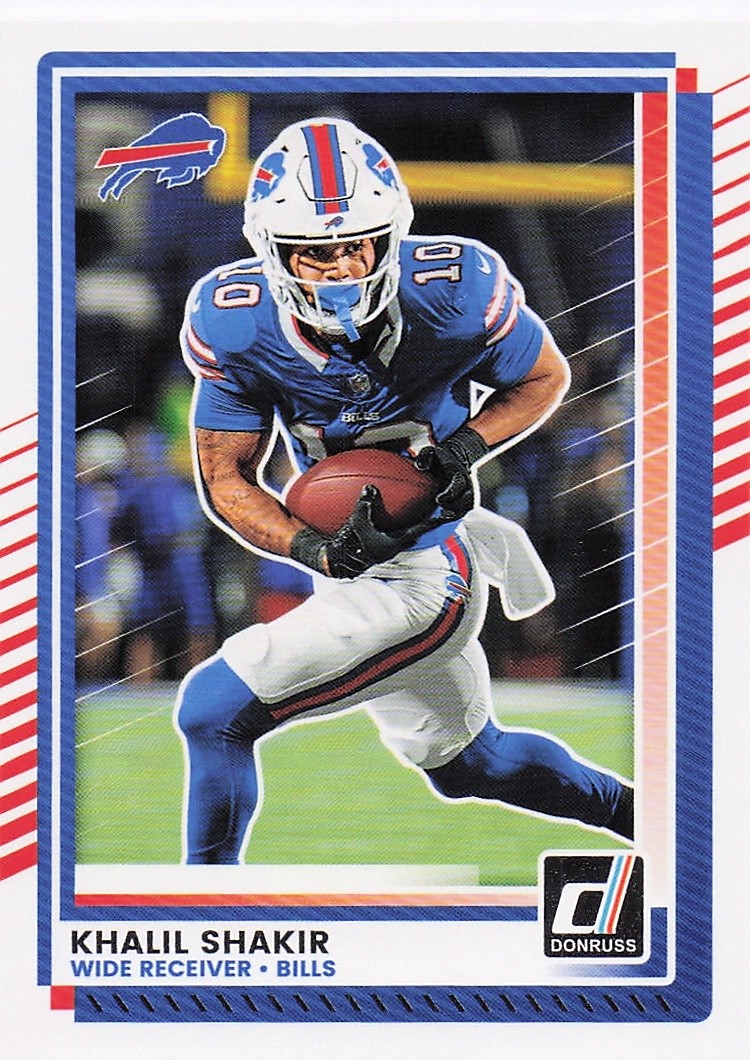 2025 Panini America, Inc. DONRUSS FOOTBALL KHALIL SHAKIR #53 BILLS WIDE RECEIVER