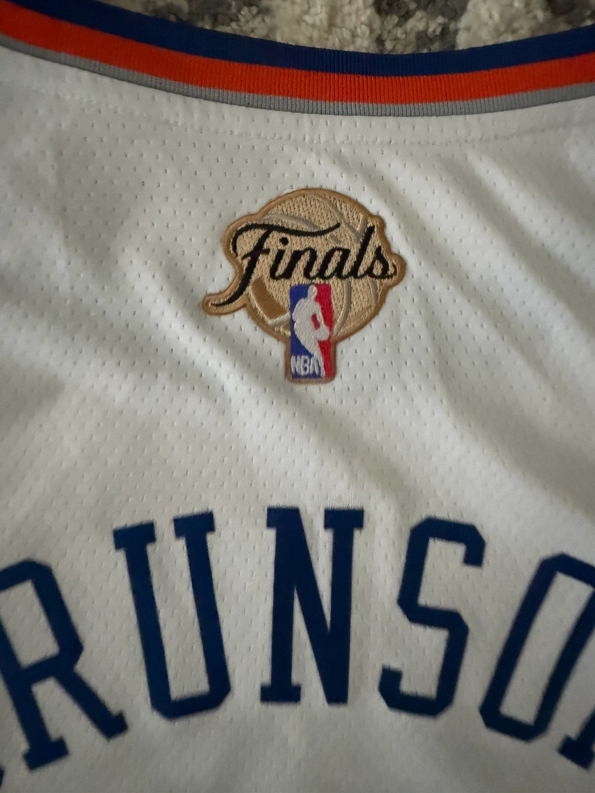 3XL 60 Nike Jalen Brunson New York Knicks Swingman Jersey NBA Finals Patch NEW