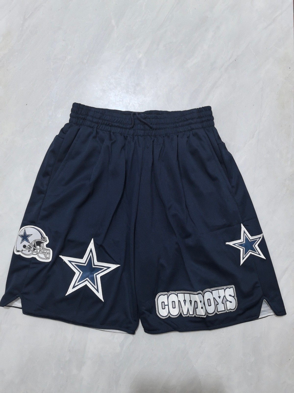 2025 New Dallas Cowboys NFL Men Deep Blue Pockets stitched Shorts Size US