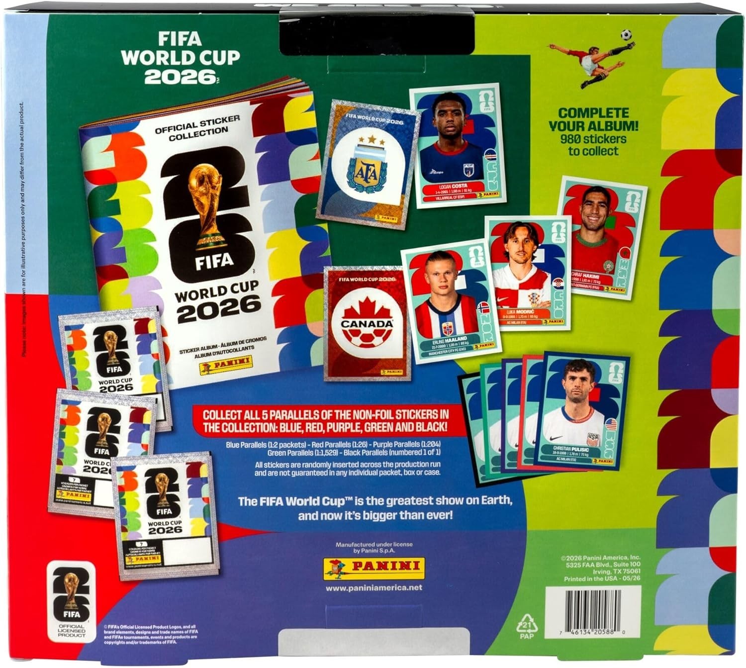 FIFA World Cup 2026™ Official Sticker Collection – 10 Pack Box