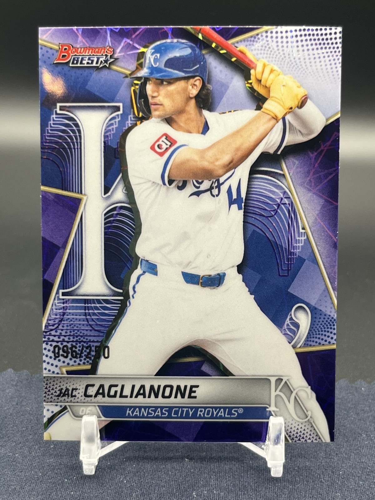 2025 Bowman’s Best – Top Prospects Jac Caglianone #TP-3 Purple Refractor /250