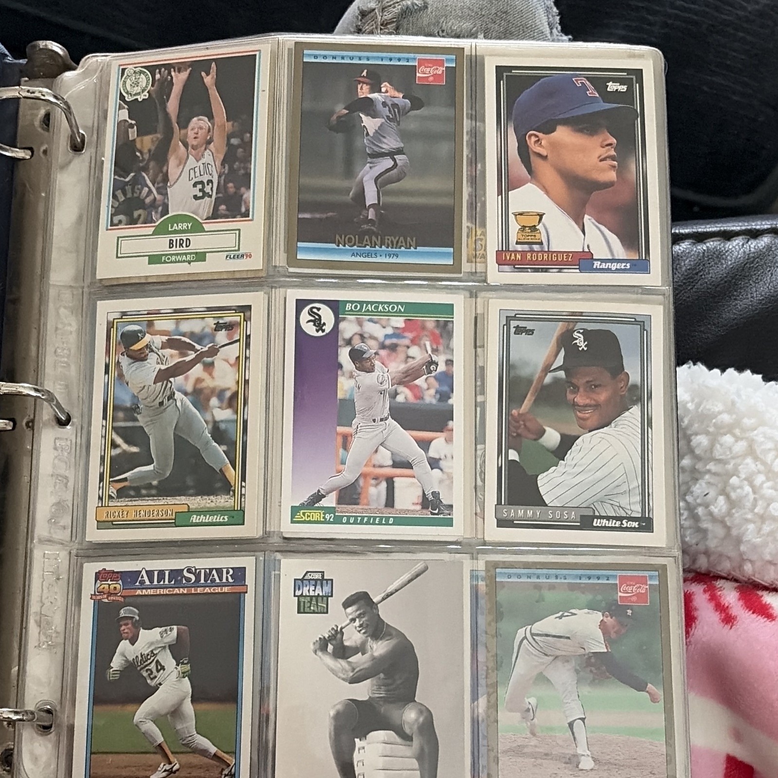 Topps 1991 MLB All-Star 9-Card Lot Mattingly Schmidt Henderson Ryan Boggs