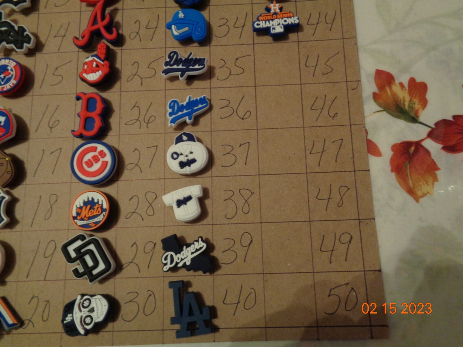 MLB Crocs Shoe Charms