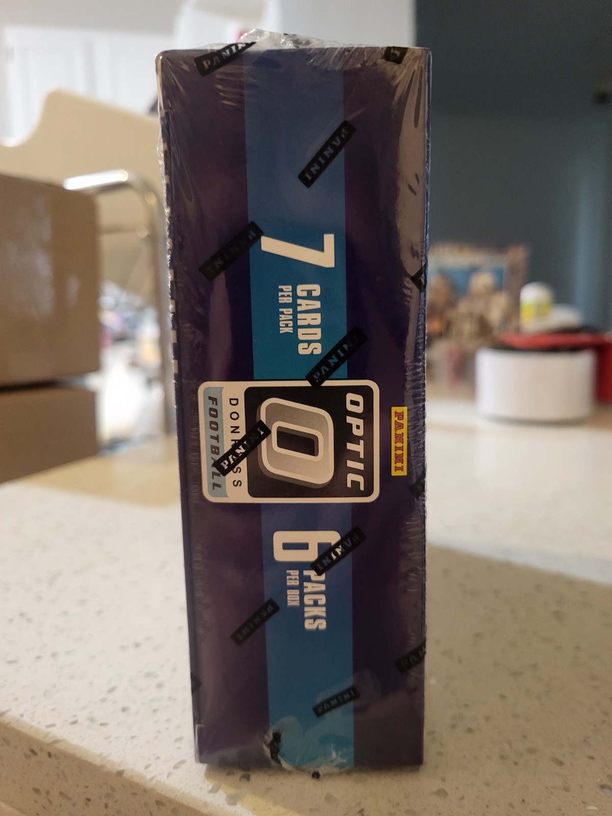 2025 DONRUSS OPTIC FOOTBALL – MEGA BOX – FACTORY SEALED – BLUE HYPER