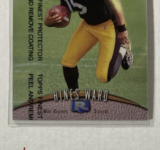 Hines Ward 1998 Topps Finest Rookie Card #148 RC W/ Protective Coating