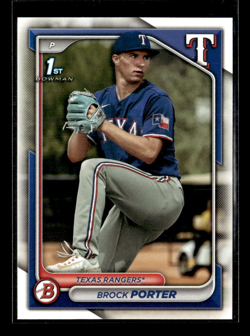 2024 Bowman Prospect Paper Brock Porter Texas Rangers #BP-36 5 Card Lot