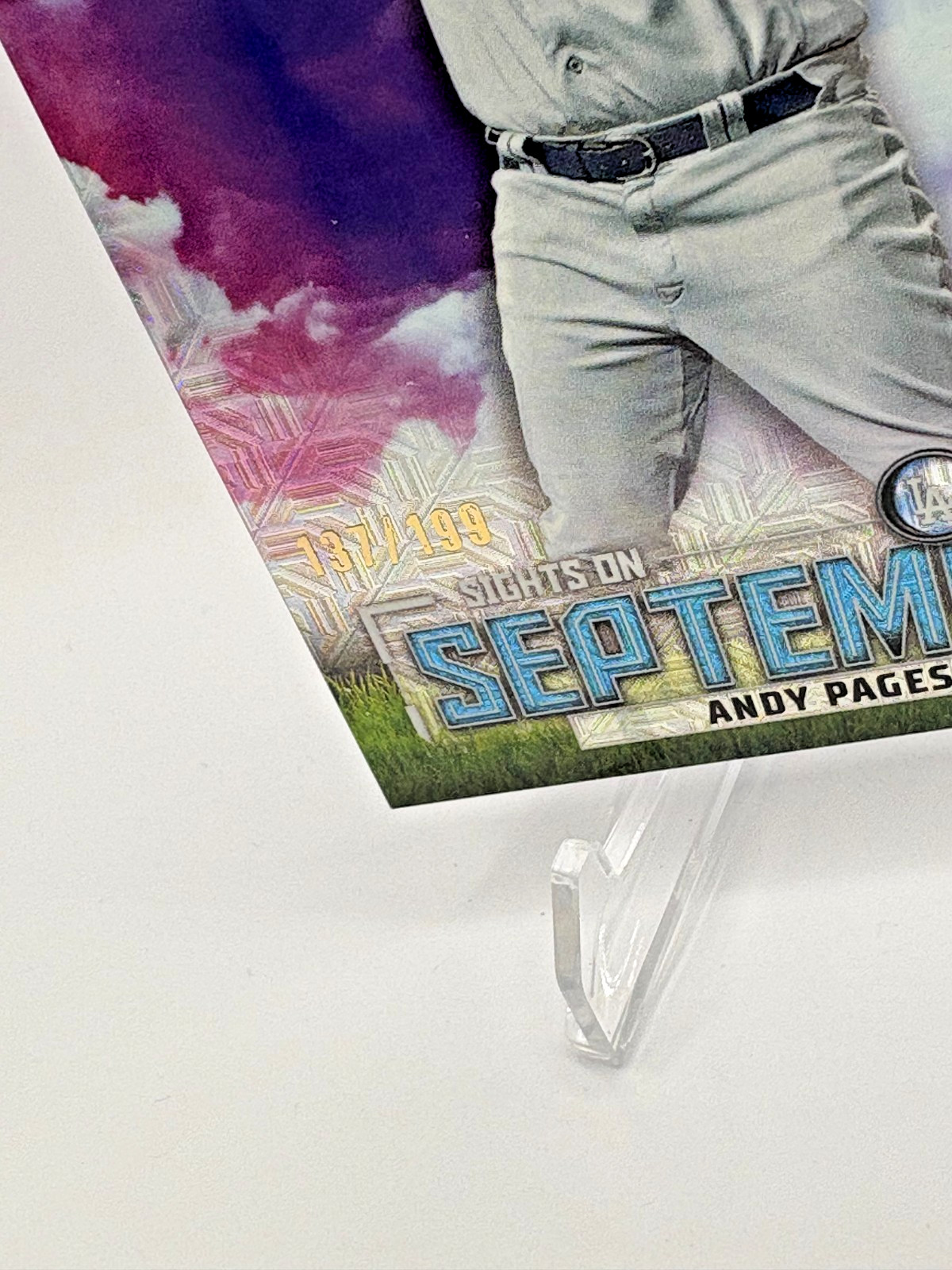 Andy Pages 2023 Bowman Chrome Sights on September #/199 PINK MOJO REFRACTOR (RC)