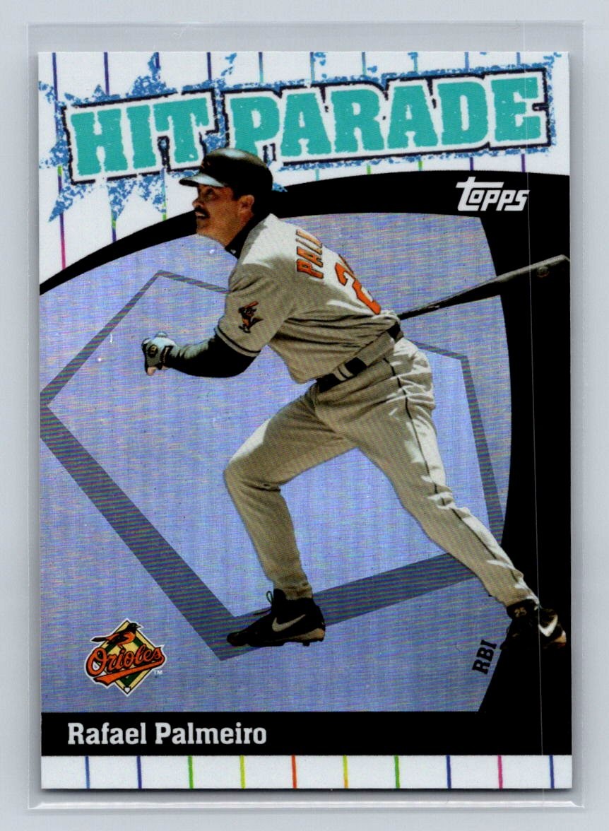 2004 Topps #HP11 Rafael Palmeiro Hit Parade Baltimore Orioles D25