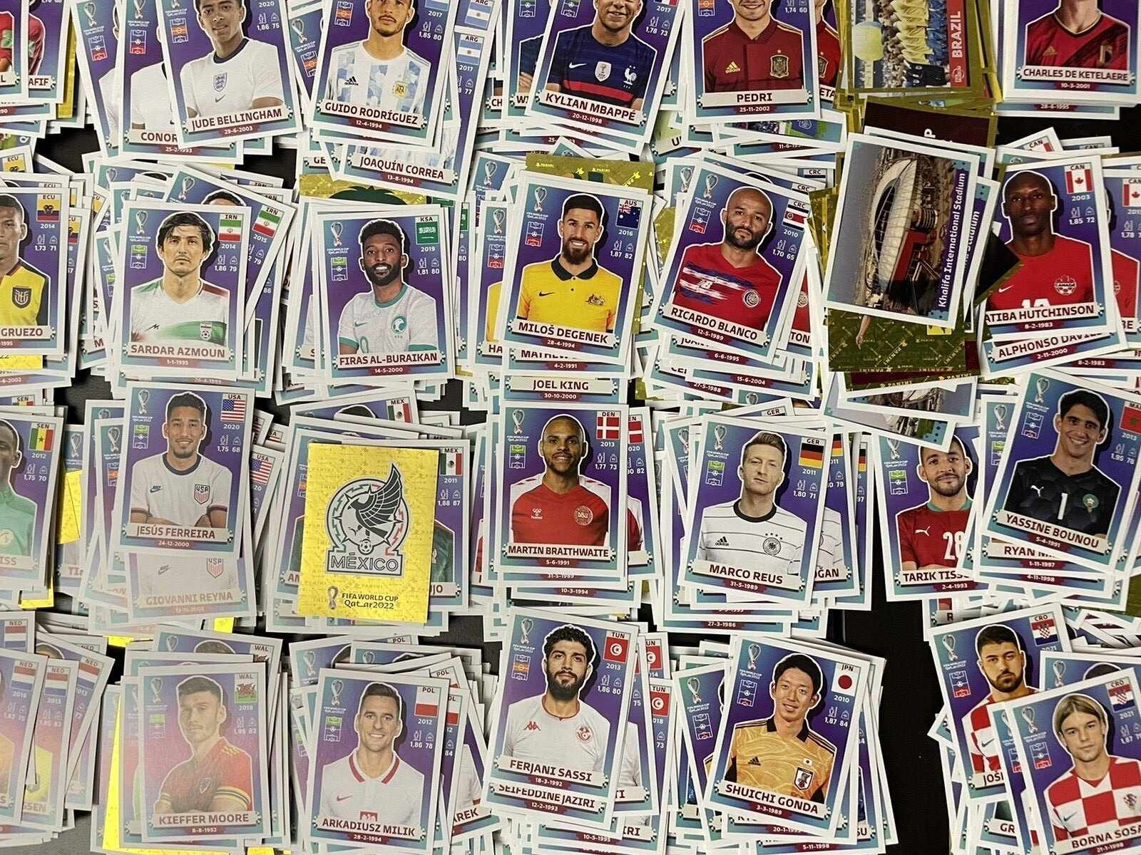Panini World Cup Qatar 2022 Stickers USA Version MAR – KOR Pick! Complete set!