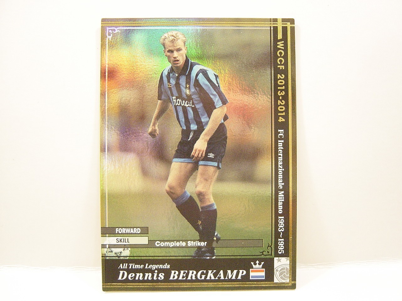 Panini WCCF 2013-14 ATLE Dennis Bergkamp 1969 Holland　No.10 Inter Milano Legends
