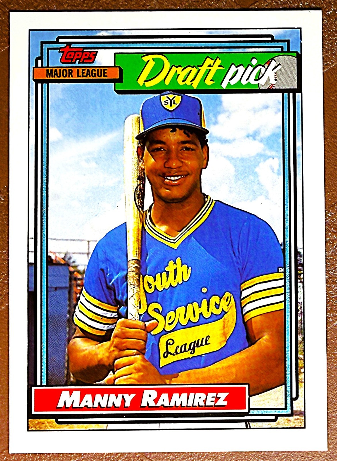 1992 TOPPS #156 MANNY RAMIREZ ROOKIE RC CLEVELAND INDIANS NM SHARP!