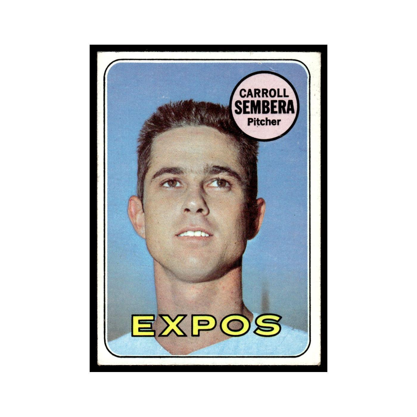 1969 Topps (Damaged) Carroll Sembera Montreal Expos #351