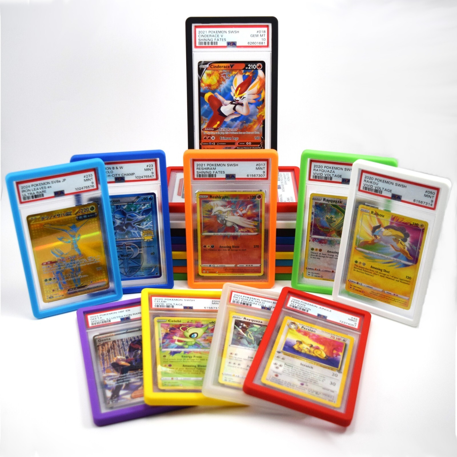 1-100 Pack PSA Slab Guards for Standard Graded PSA Slabs Multicolor Options PSA