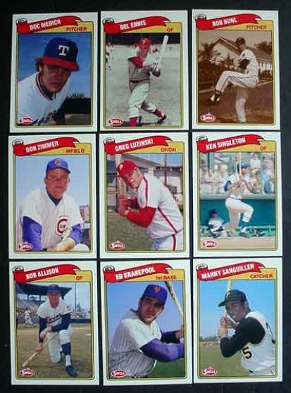 1989 Swell Baseball Greats Complete 135 card Set Ruth Cobb