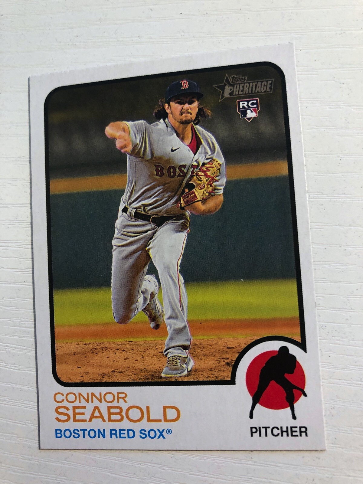 2022 Heritage High Number Short Print SP Connor Seabold Red Sox RC 701