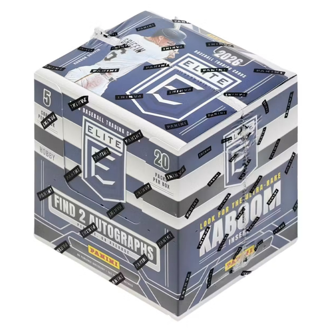 2026 Panini Donruss Elite Baseball Factory Sealed Unopened Hobby Box ~ 2 AUTOS