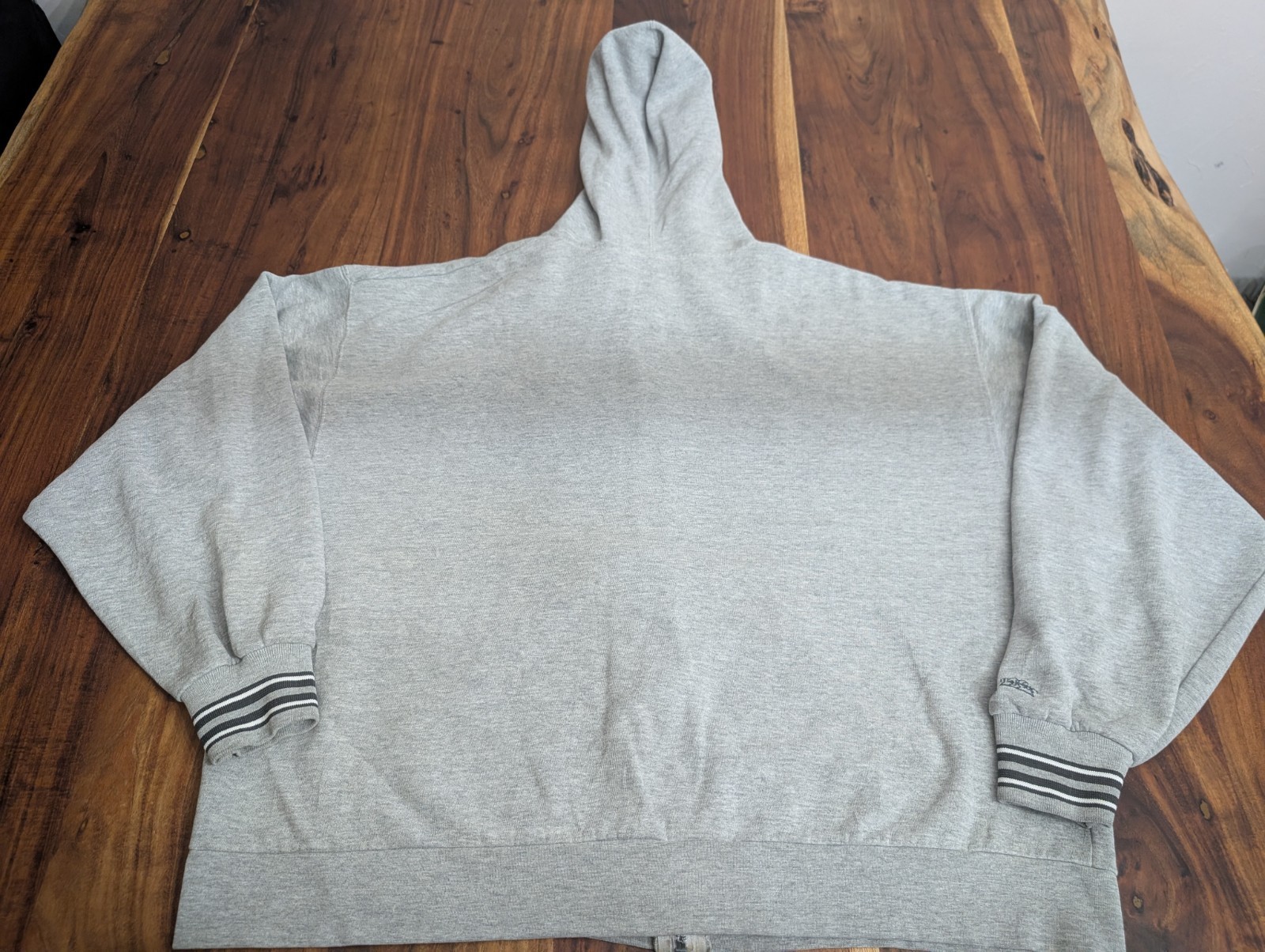 Vintage San Antonio Spurs Fiesta Logo Full Zip Hoodie Majestic XL Gray NBA