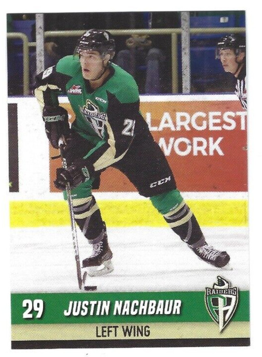 2017-18 Prince Albert Raiders (WHL) Justin Nachbaur
