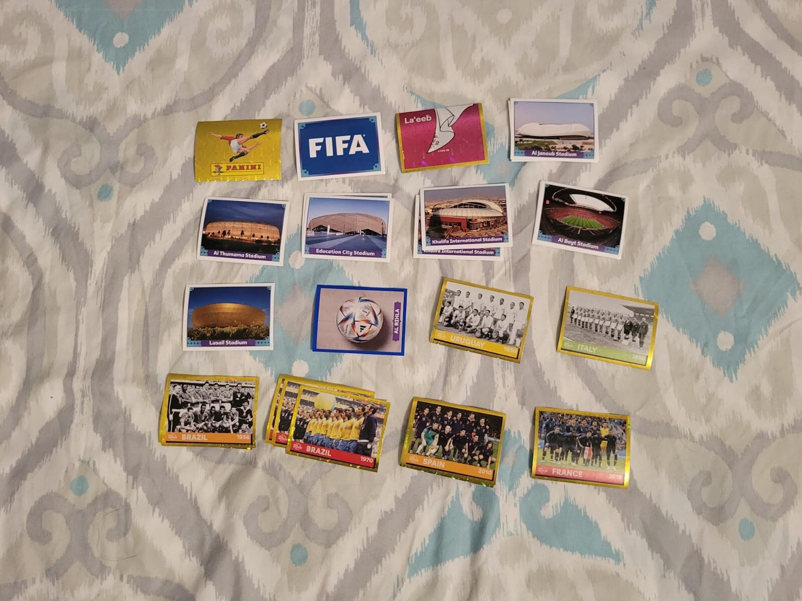 Panini FIFA World Cup Qatar 2022 – Stickers Foils FWCs 00-29