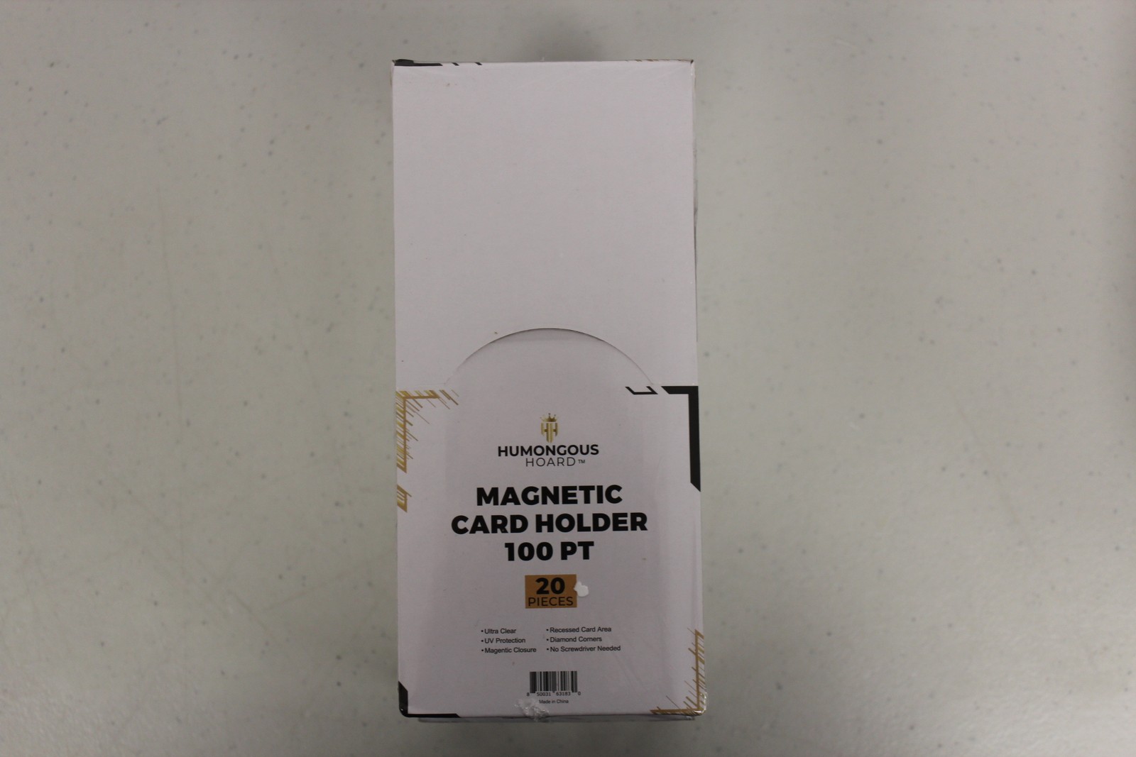 (20) 100Pt Magnetic Card Holder w/UV Protection Humongous Hoard Box