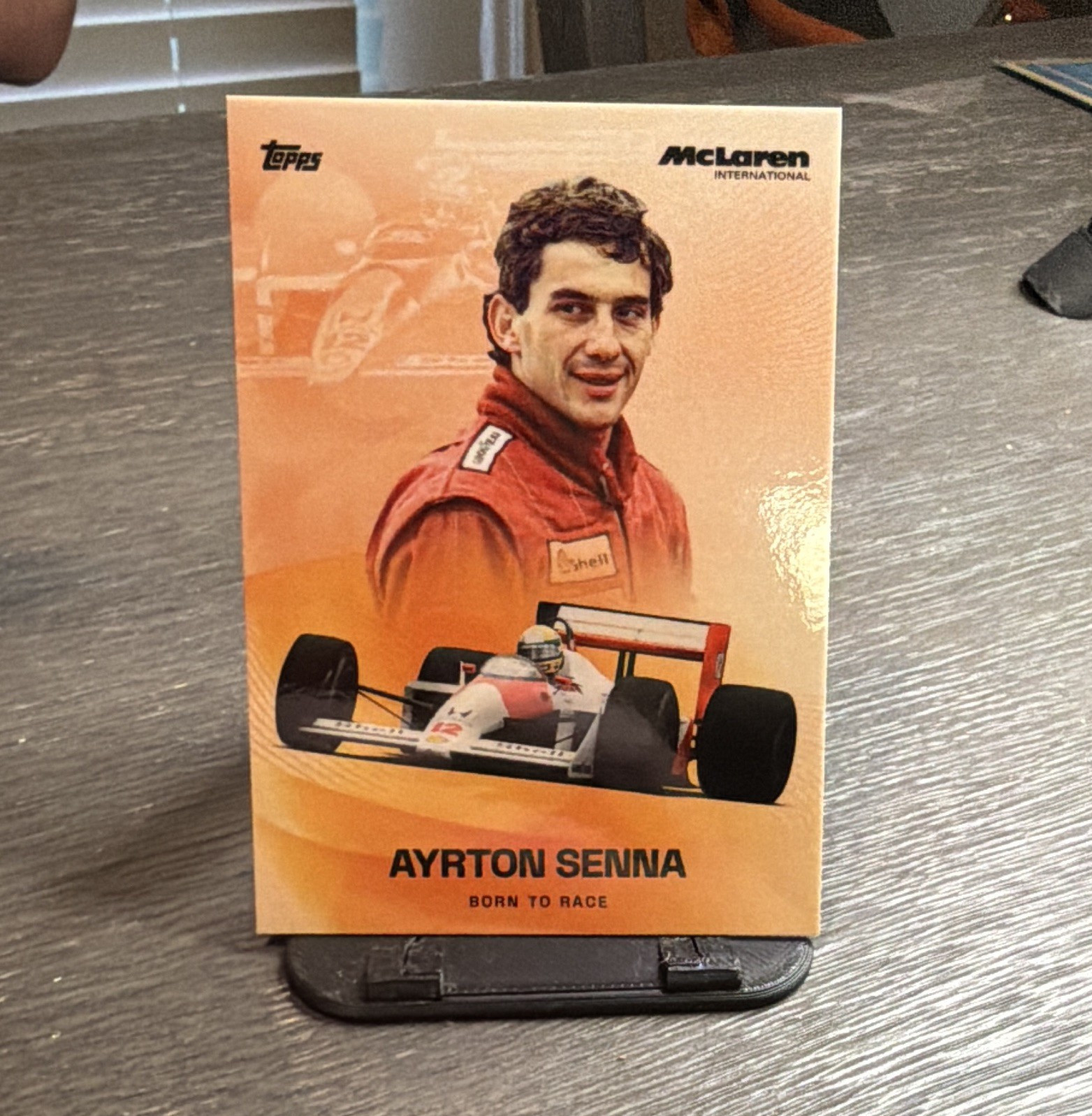 Topps 2025 Born to Race Ayrton Senna McLaren Racing Trading Card