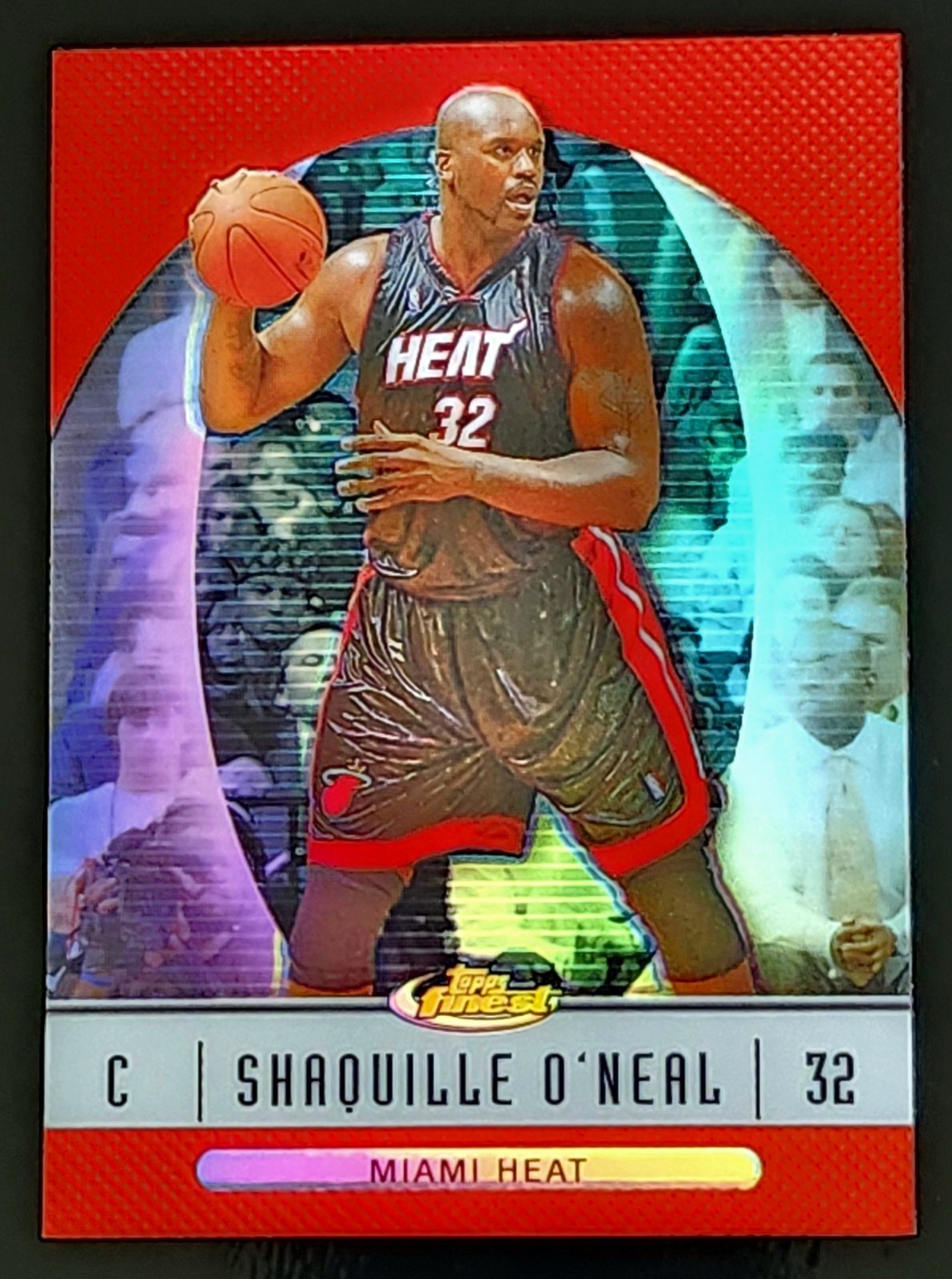 2006-07 Topps Finest SHAQUILLE O’NEAL REFRACTOR #36 Heat