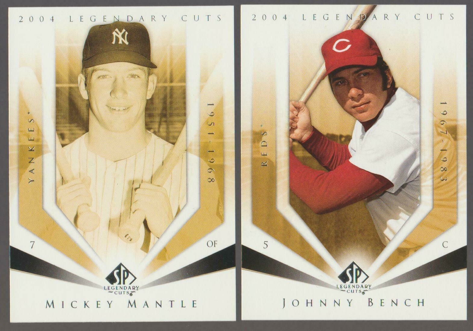 2004 UPPER DECK SP LEGENDARY CUTS BASEBALL – YOU PICK #1 – #126 FREE SHIPPING