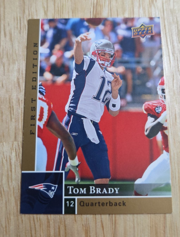 2009 Upper Deck TOM BRADY First Edition #88 New England Patriots Card