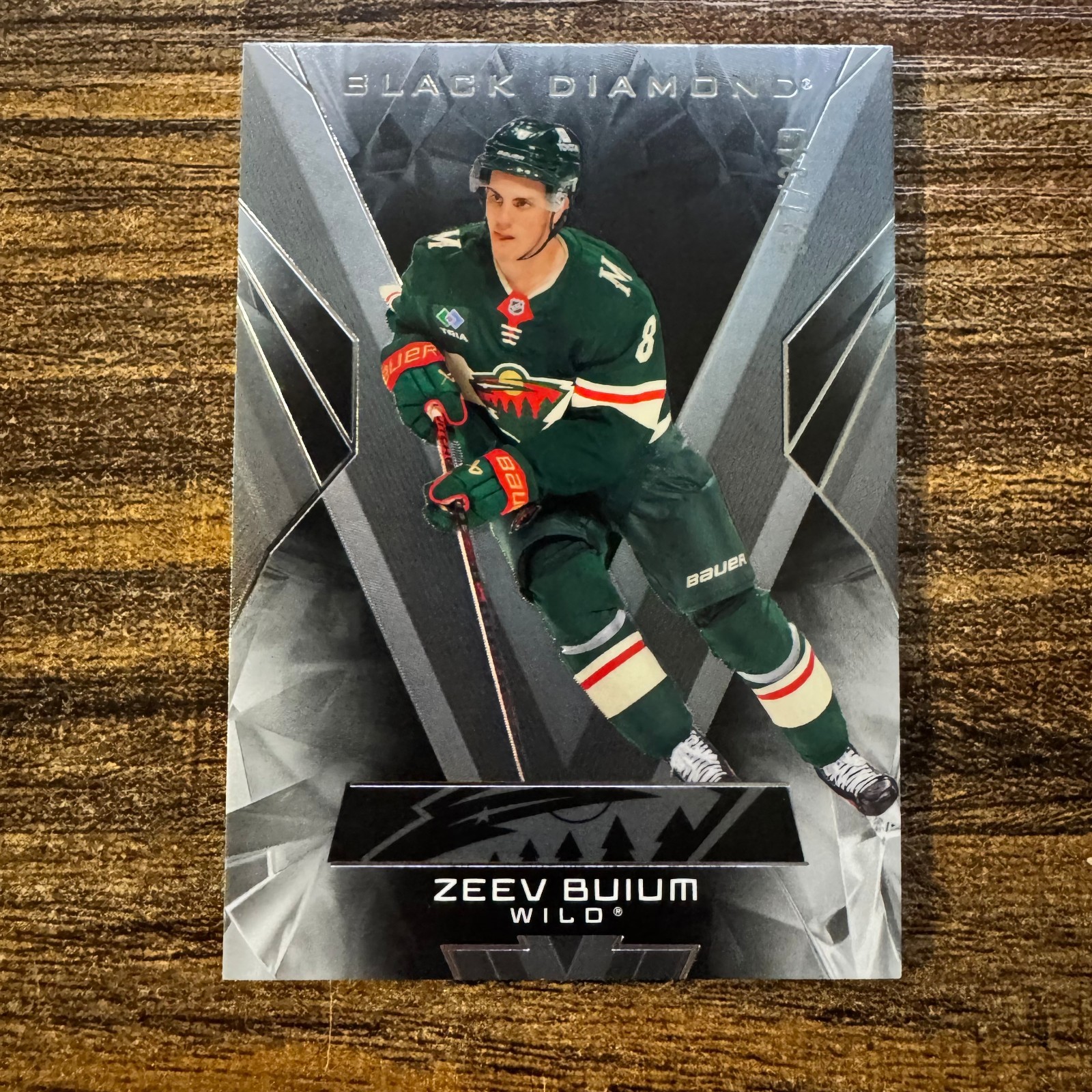 2025-26 UD Black Diamond Zeev Buium #BDB-ZB Base Rookie #327/349 MIN Wild RC