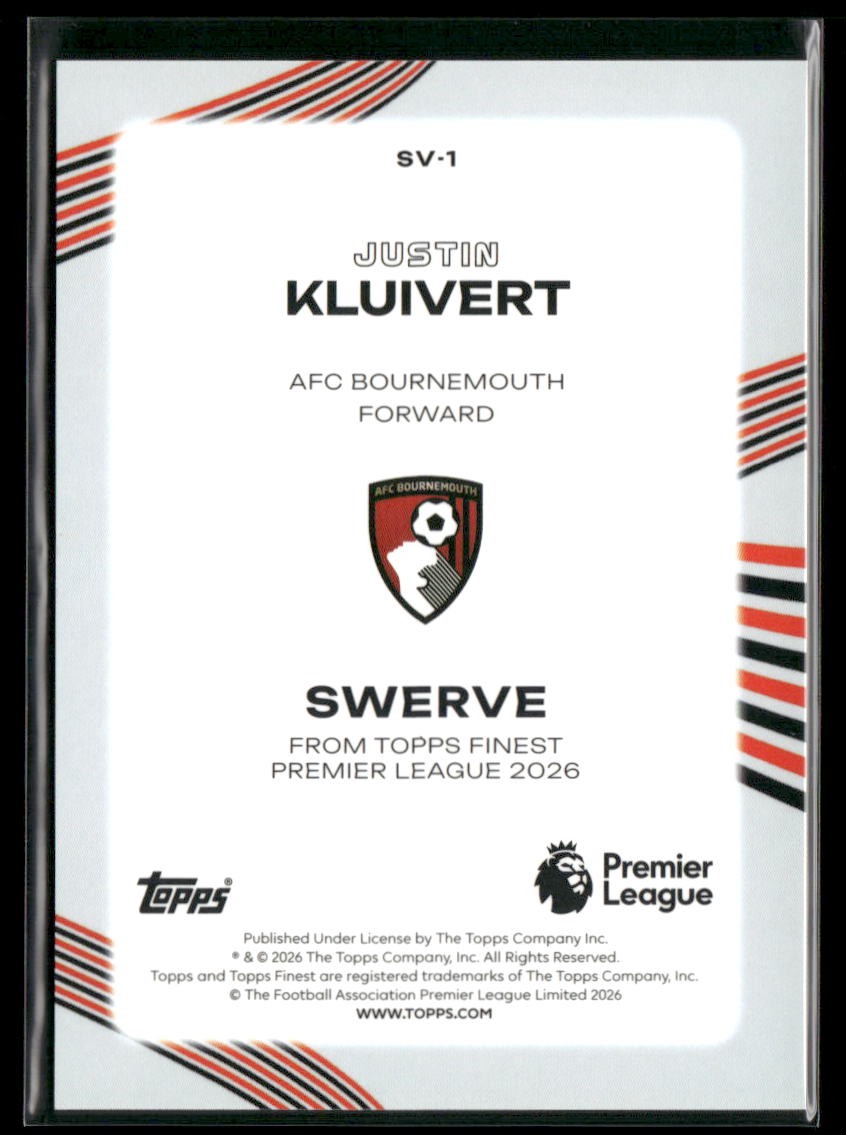Justin Kluivert 2025-26 Finest Premier League Swerve #SV-1
