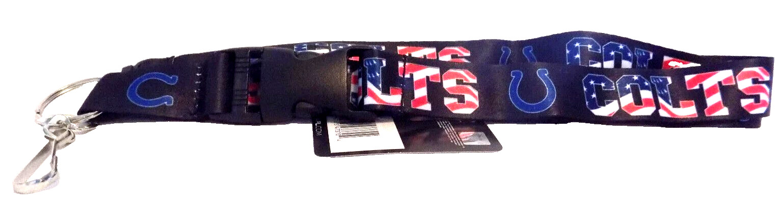 Celebrate USA 250 Years w/Indianapolis Colts Lanyard Keychain Stars & Stripes