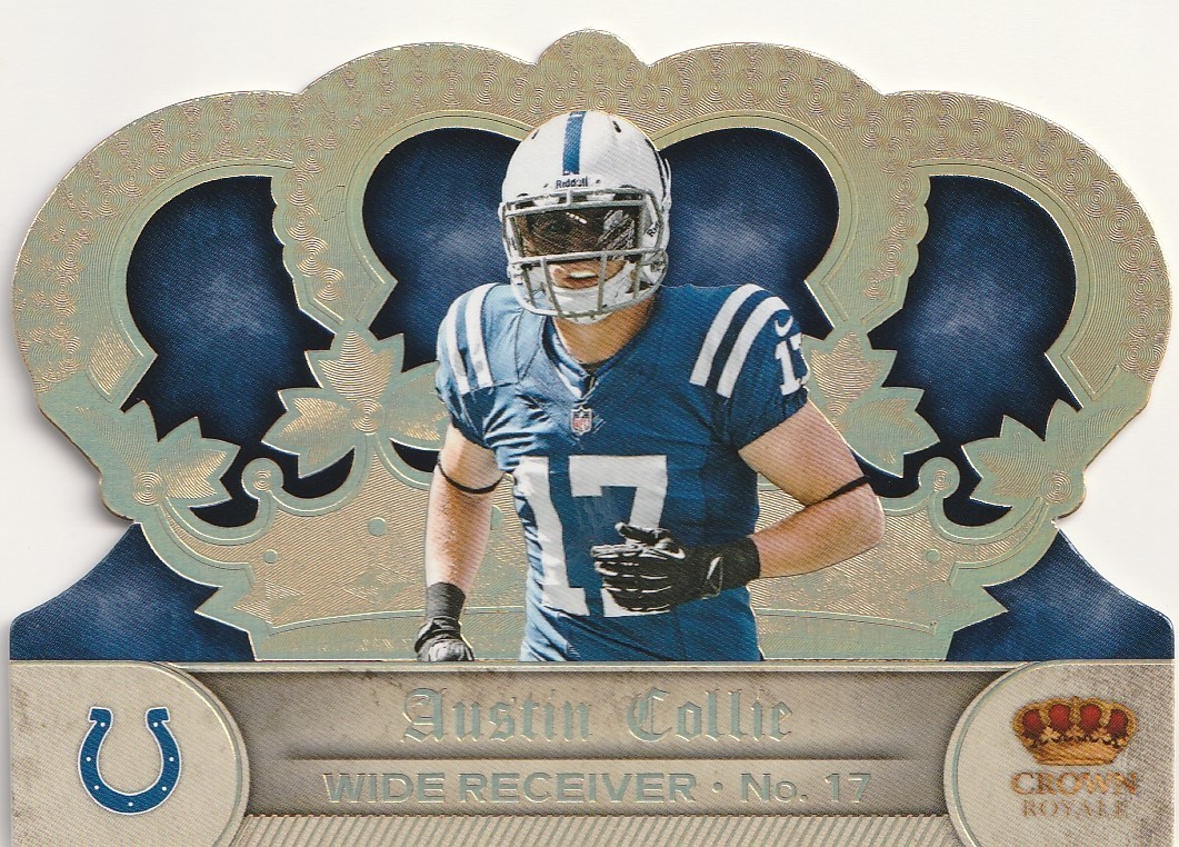 2012 Crown Royale Gold Holofoil #30 Austin Collie/99