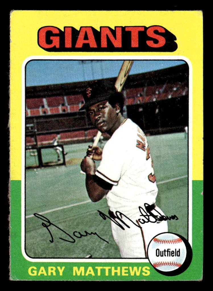 1975 Topps Mini #79 Gary Matthews