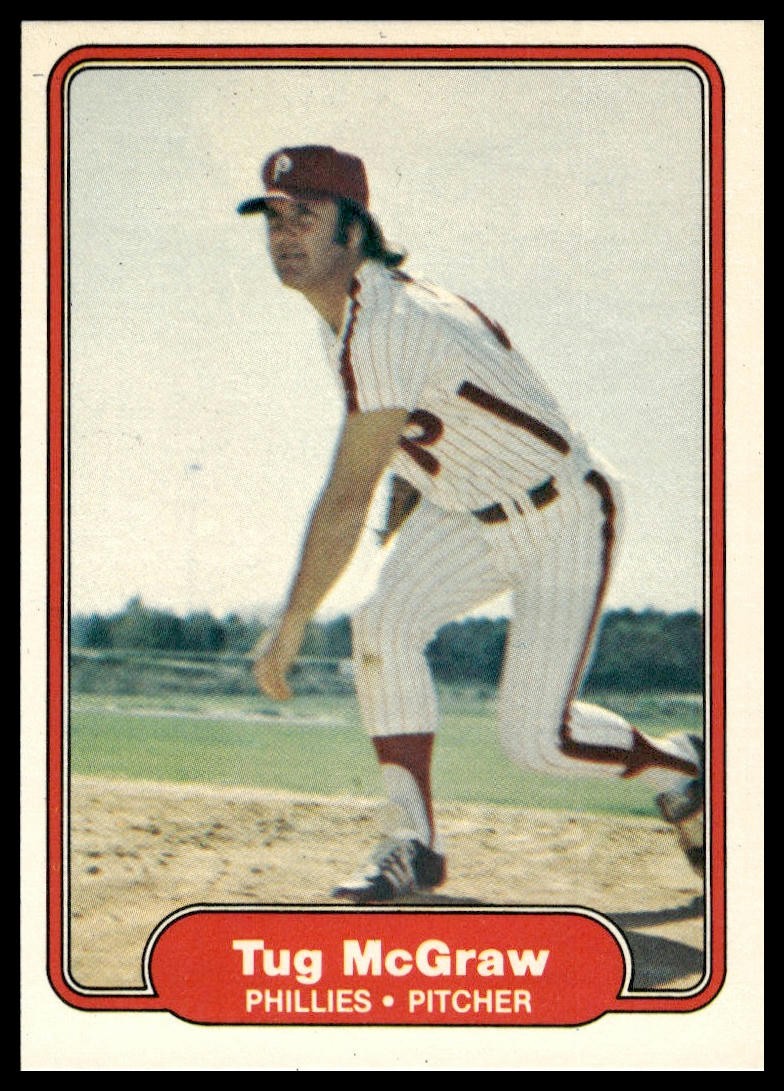 1982 Fleer #251 Tug McGraw Philadelphia Phillies NM+